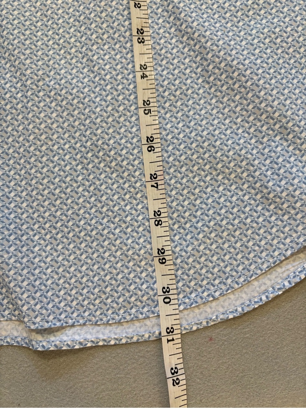 Canali 1934 Men’s XXL Blue Geometric Cotton Luxury Shirt Made Italy tailored - Picture 13 of 16